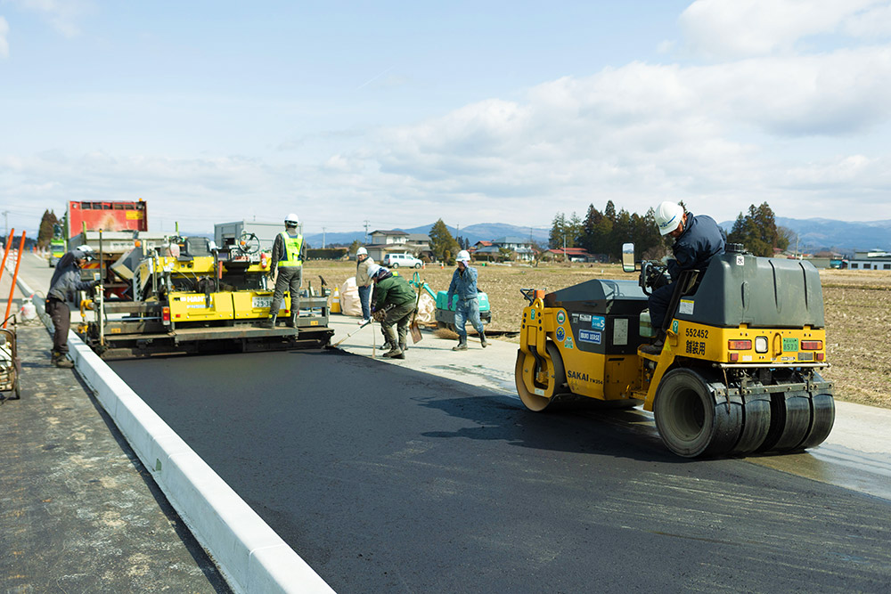 新栄建設の公共事業 | アスファルト舗装